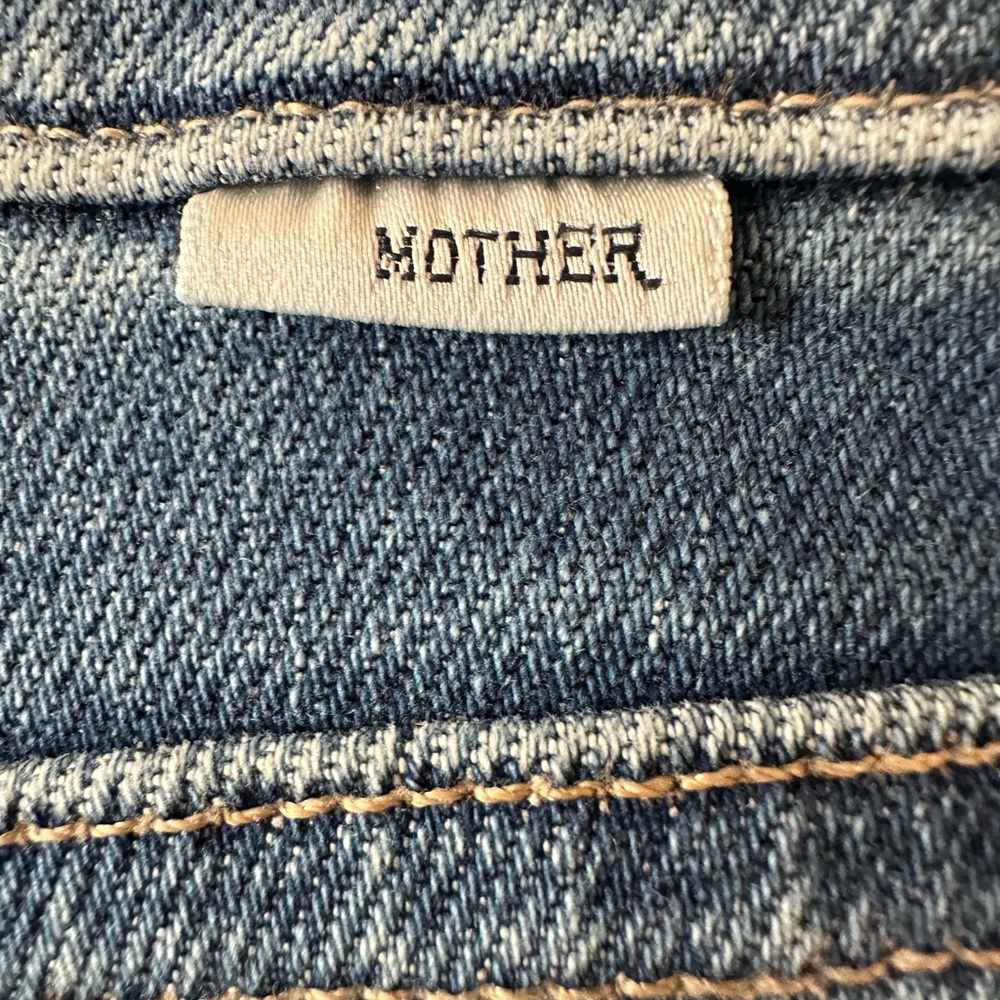 MOTHER LIL KICK IT Straight Leg Blue Jeans in BITCHIN’ SIZE 32! - Picture 8 of 13